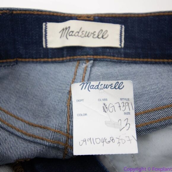 NEW Madewell 10" High-Rise Skinny‎ Jeans in Danny Wash: TENCEL™ Denim, 23 - Picture 12 of 14